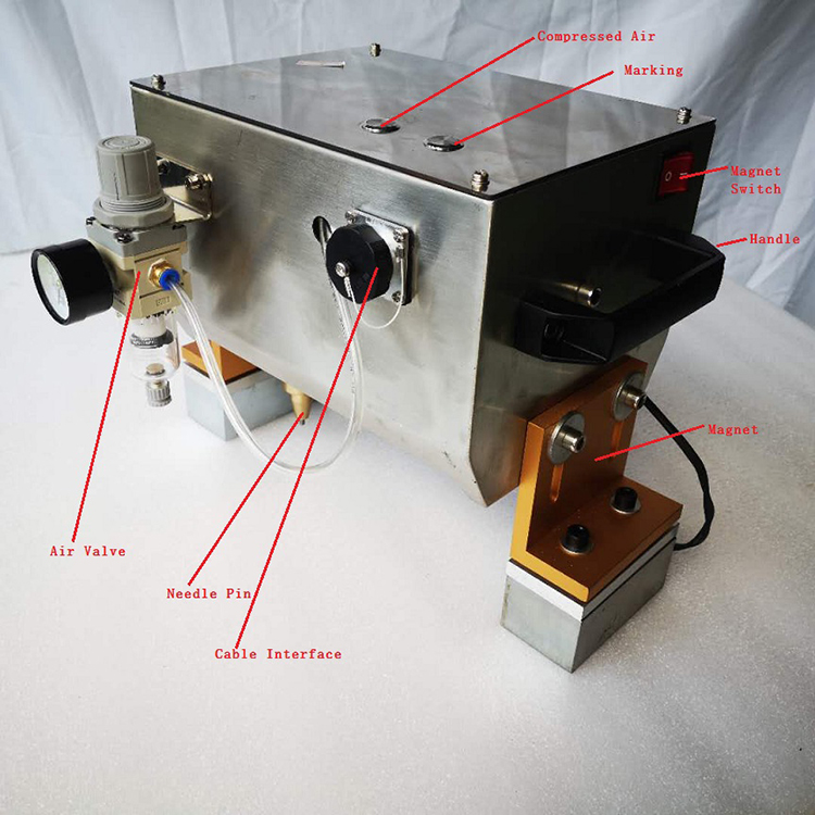 Portable Depth marking machine Metal Engraving Machinery