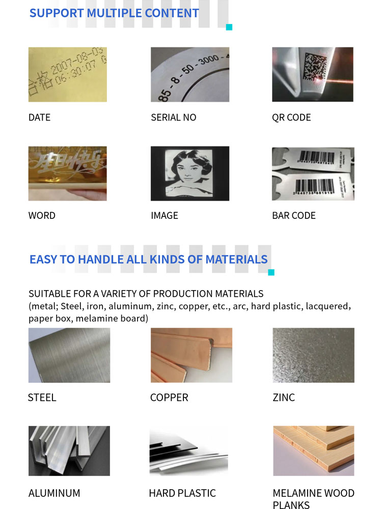 portable metal laser marking machine easy to move