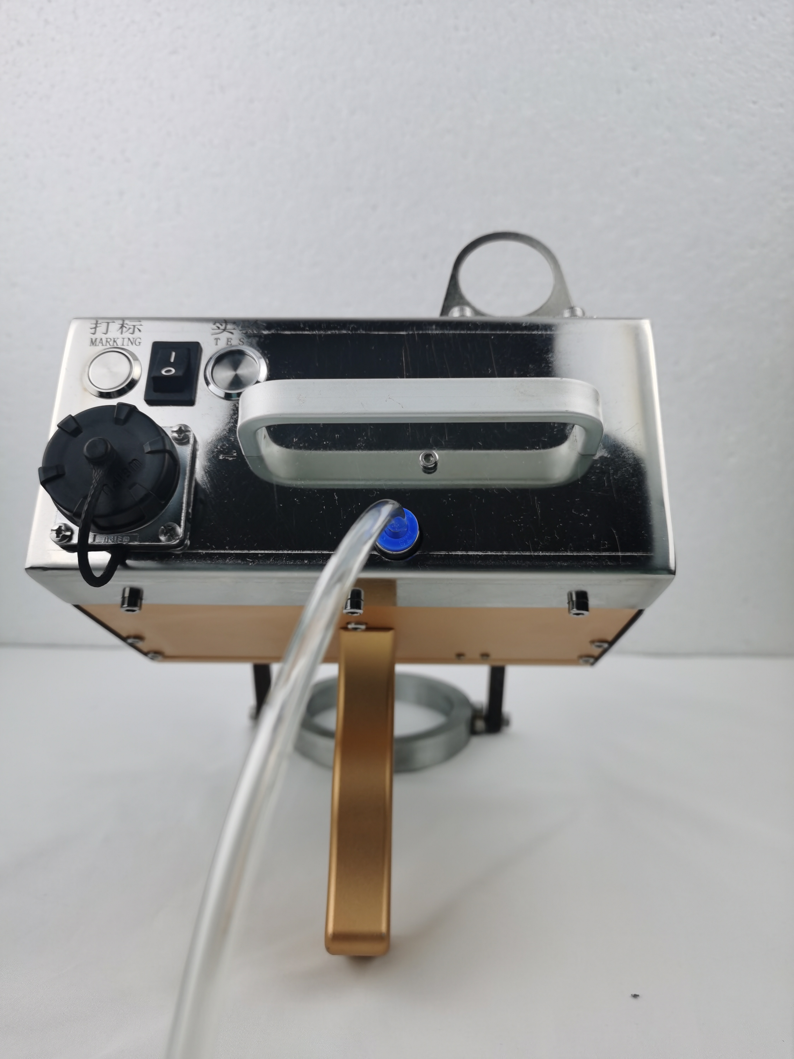 Pneumatic Handhedl Metal Engraving Machine for Gas Tank Cylinder Vin Number