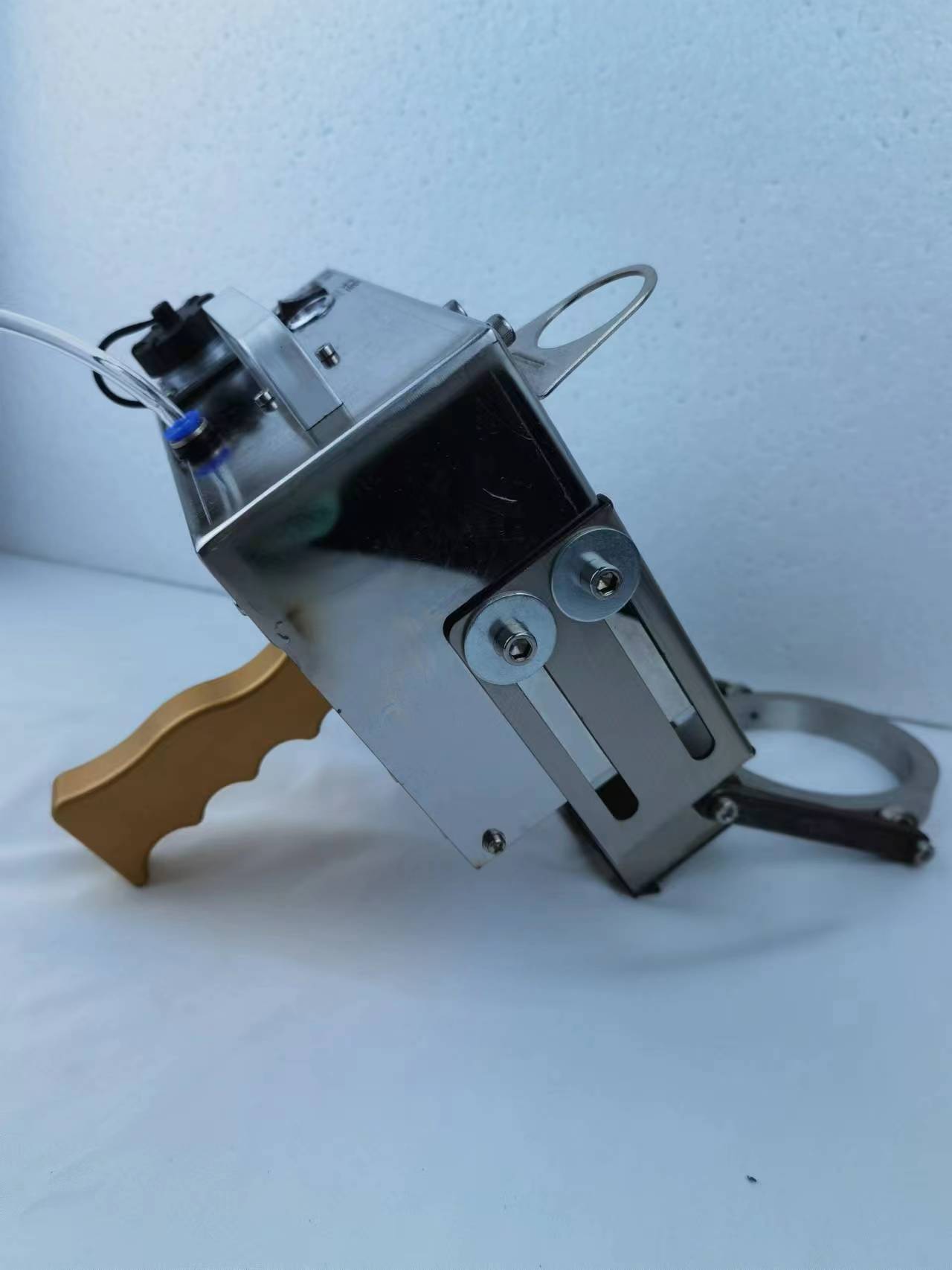 Pneumatic Handhedl Metal Engraving Machine for Gas Tank Cylinder Vin Number