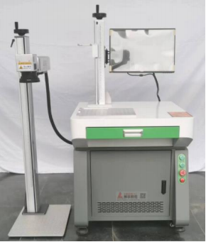 Fiber laser marking machine desktop integrated engraving machine for metal