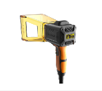 high-efficiency handheld lithium Electric laser engraving machine for metal for plastic fo